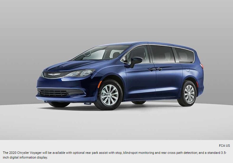 voyager chrysler 2020